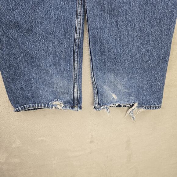 Levis Silvertab 94 Baggy Jeans Mens 28x29 Blue Denim Y2K Skater Hip Hop - Picture 10 of 16